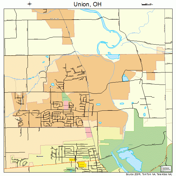Union, OH street map