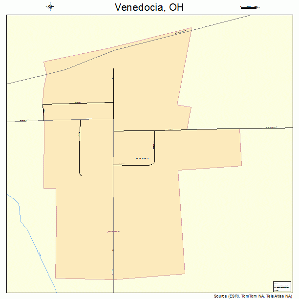 Venedocia, OH street map