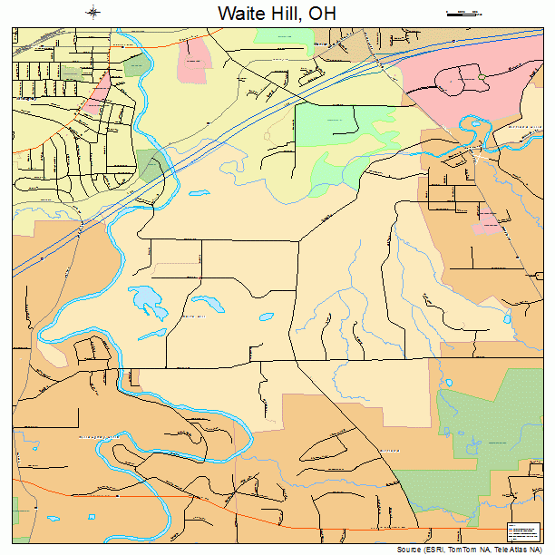 Waite Hill, OH street map