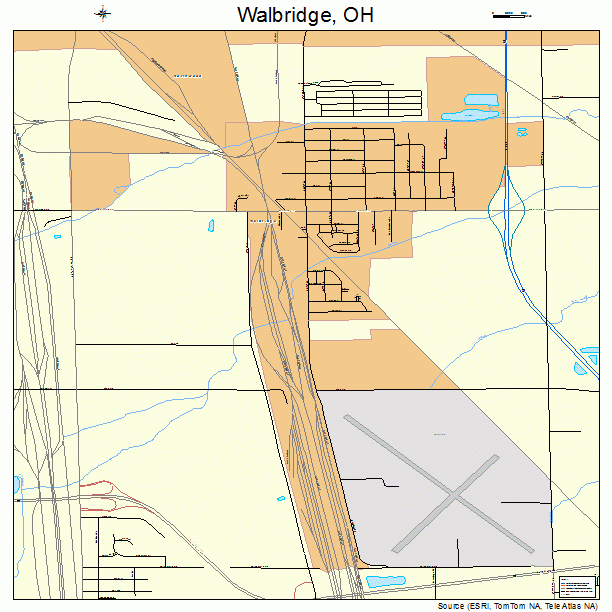 Walbridge, OH street map