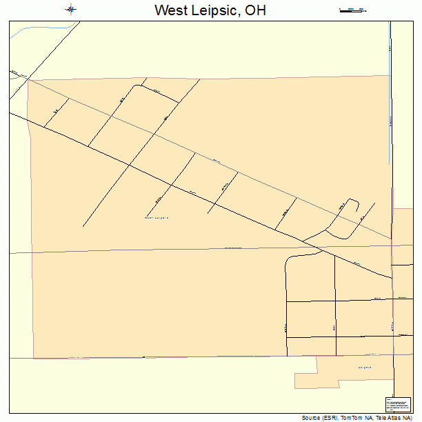 West Leipsic, OH street map