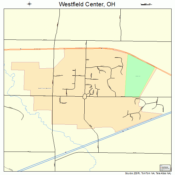 Westfield Center, OH street map