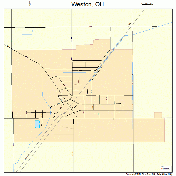 Weston, OH street map