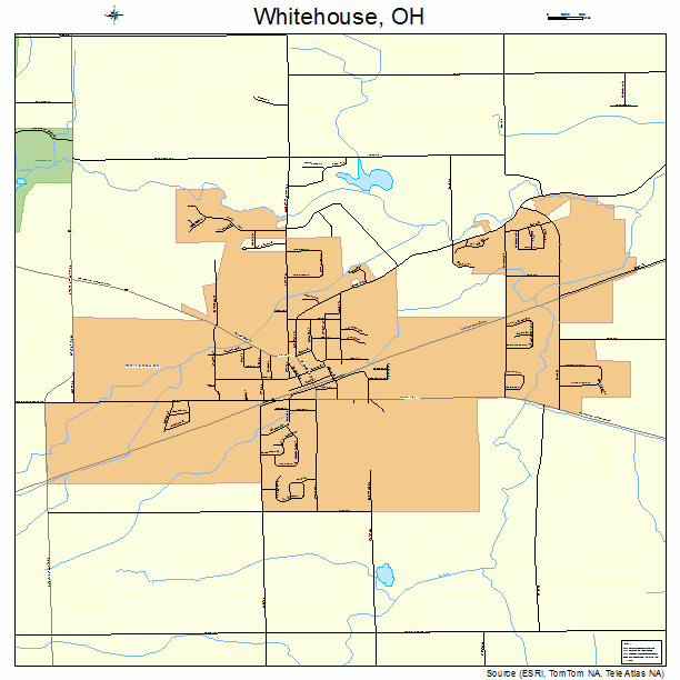 Whitehouse, OH street map