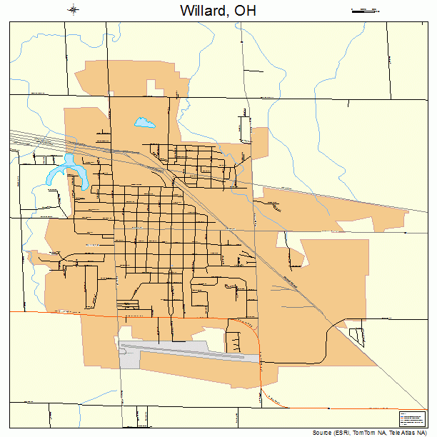 Willard, OH street map
