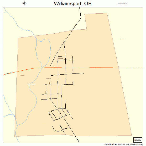 Williamsport, OH street map