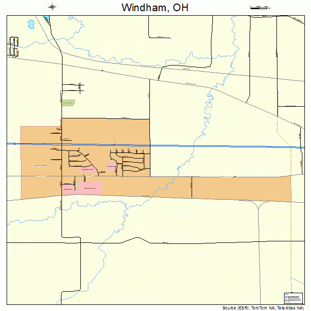 Windham, OH street map