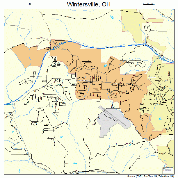 Wintersville, OH street map