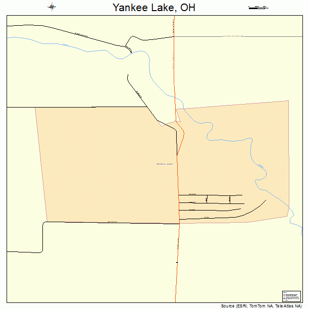 Yankee Lake, OH street map