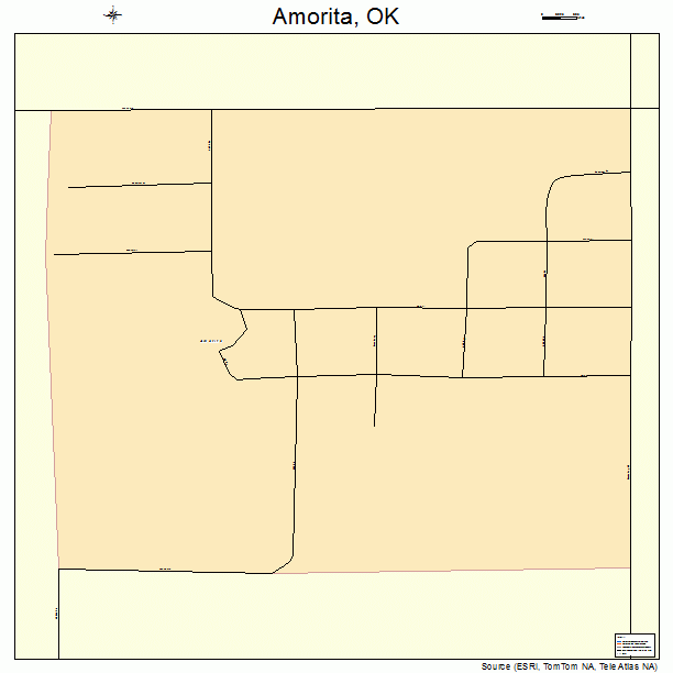 Amorita, OK street map