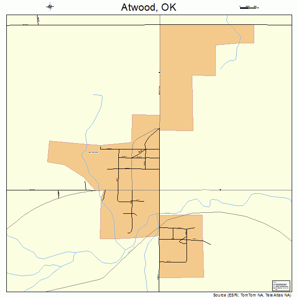 Atwood, OK street map