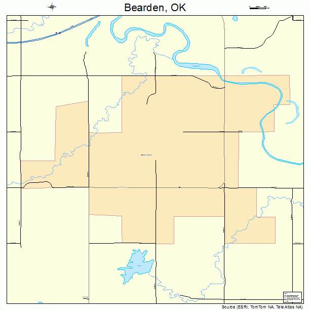 Bearden, OK street map