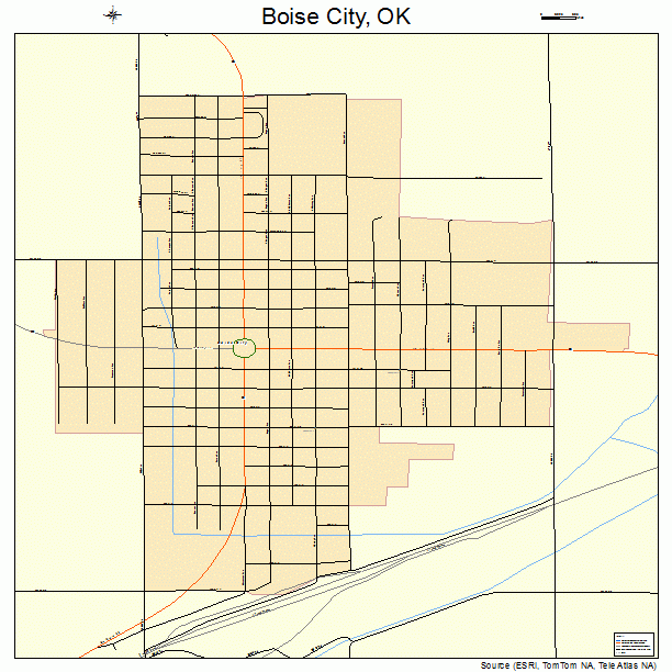 Boise City, OK street map