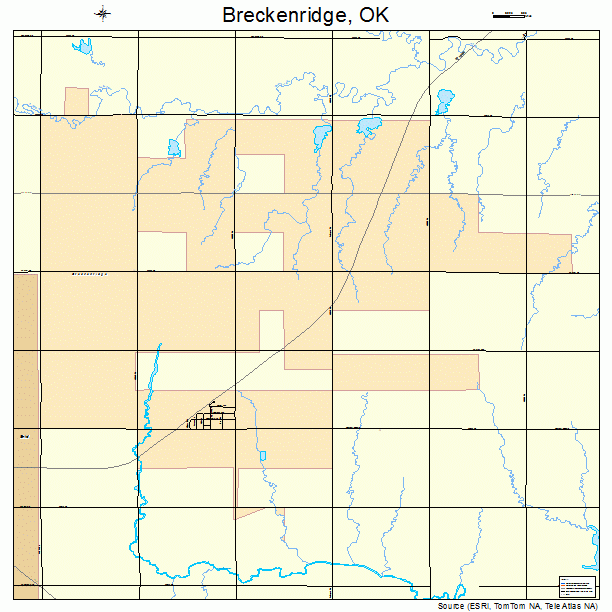 Breckenridge, OK street map