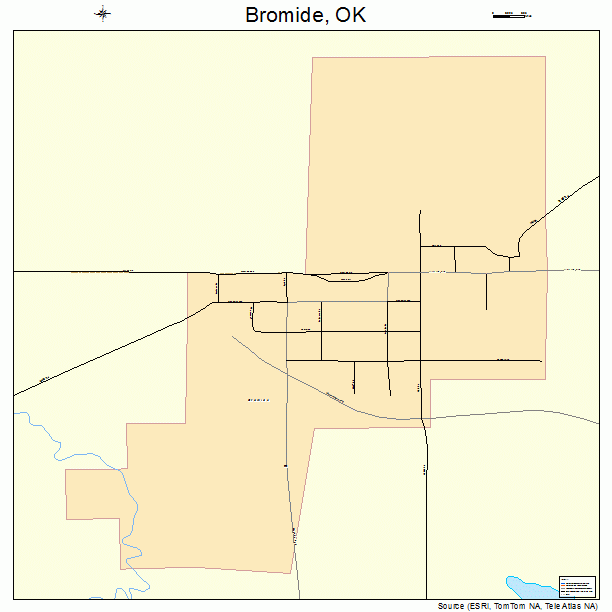 Bromide, OK street map