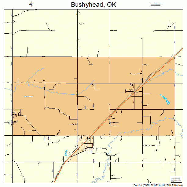 Bushyhead, OK street map