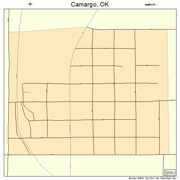 Camargo, OK street map