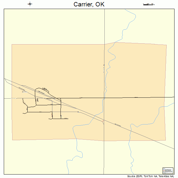 Carrier, OK street map