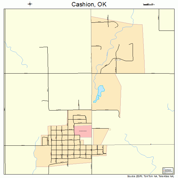 Cashion, OK street map