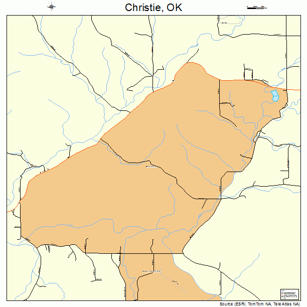 Christie, OK street map