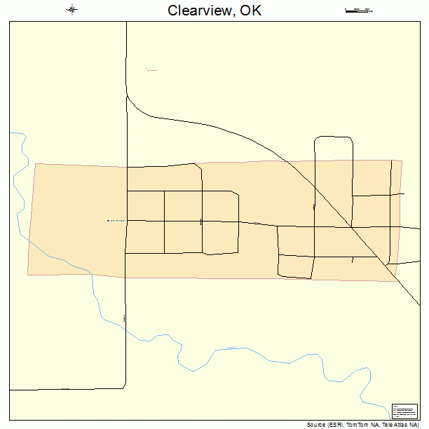 Clearview, OK street map
