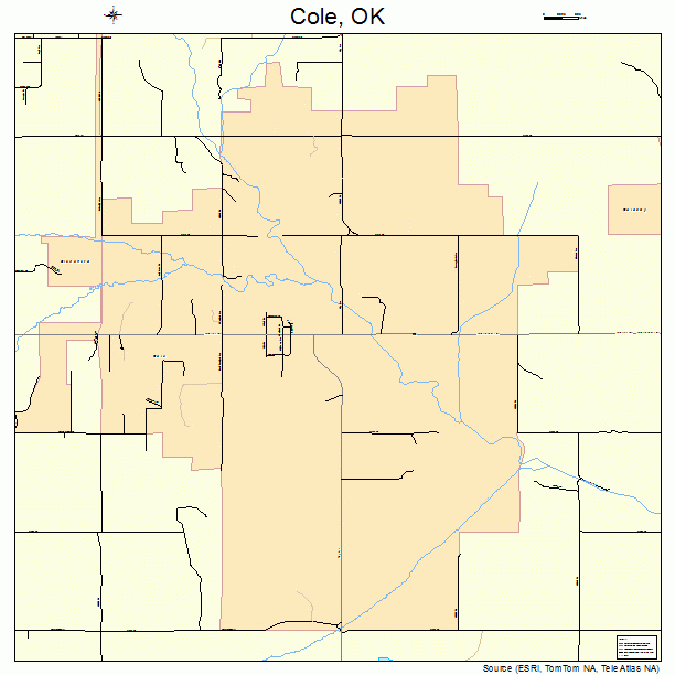 Cole, OK street map