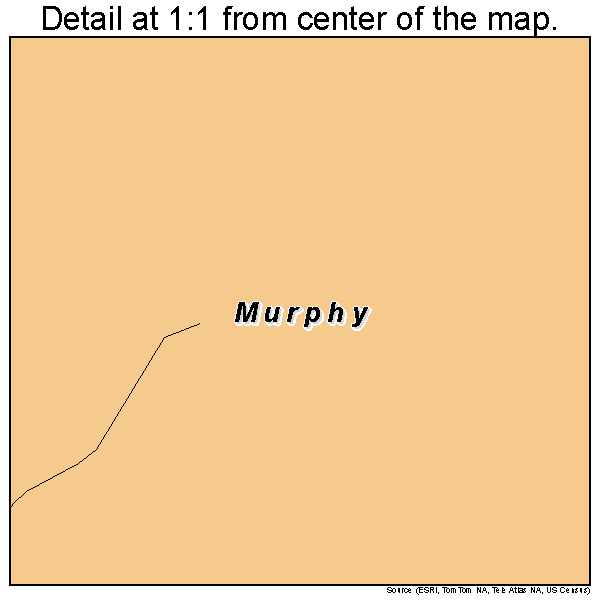 Murphy, Oklahoma road map detail