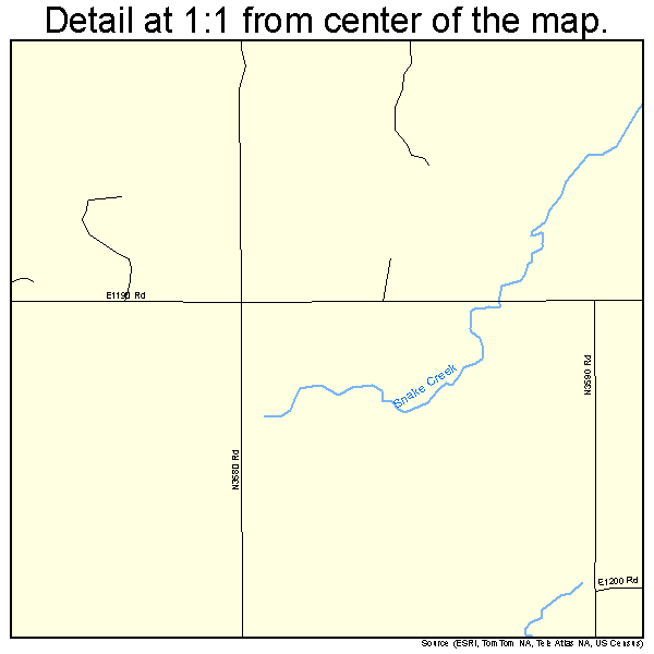 Seminole, Oklahoma road map detail
