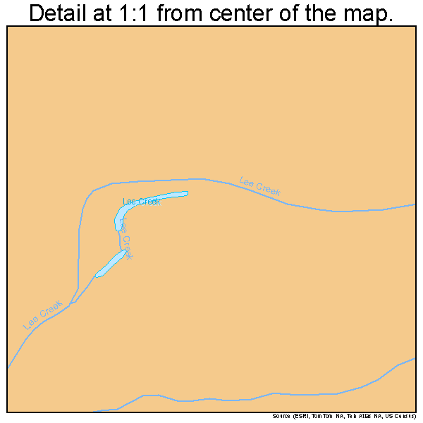 Short, Oklahoma road map detail