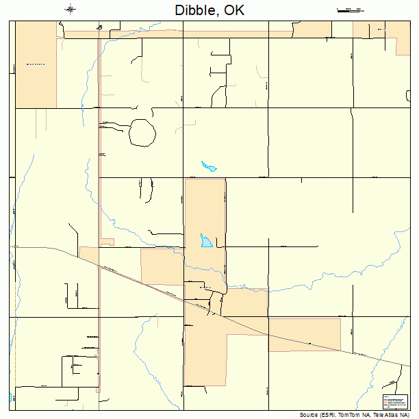 Dibble, OK street map