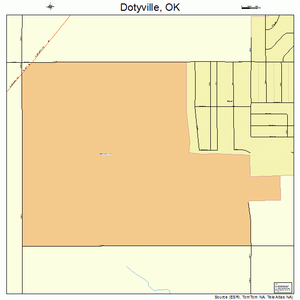 Dotyville, OK street map