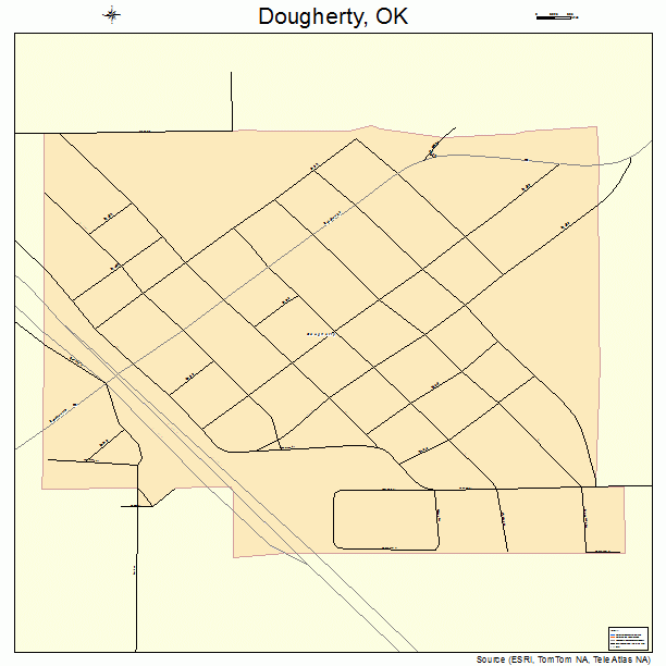 Dougherty, OK street map