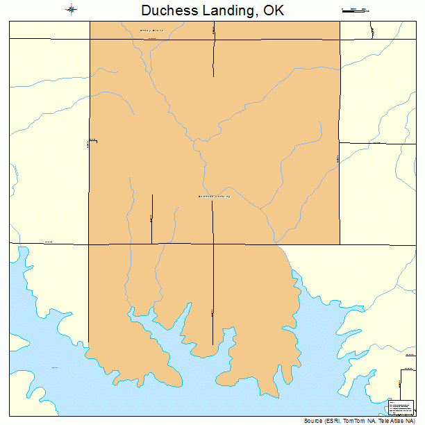 Duchess Landing, OK street map