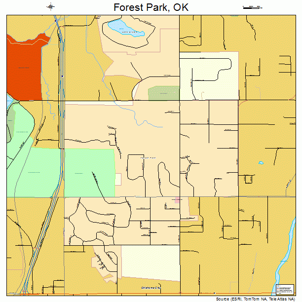 Forest Park, OK street map