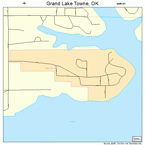 Grand Lake Towne, OK street map
