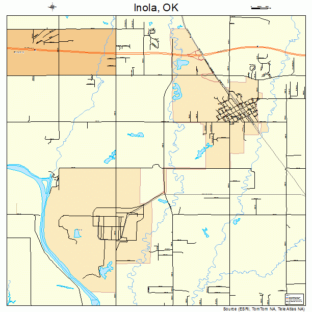 Inola, OK street map