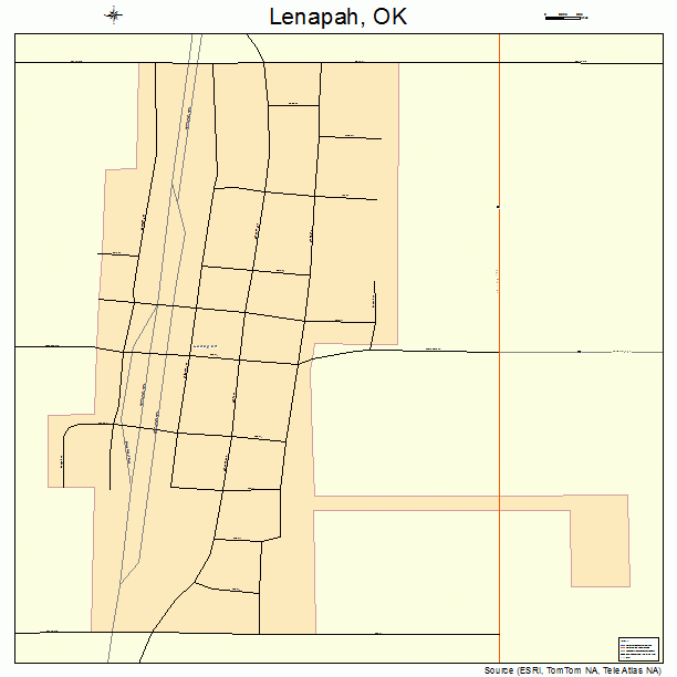 Lenapah, OK street map
