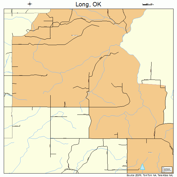 Long, OK street map