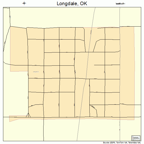 Longdale, OK street map