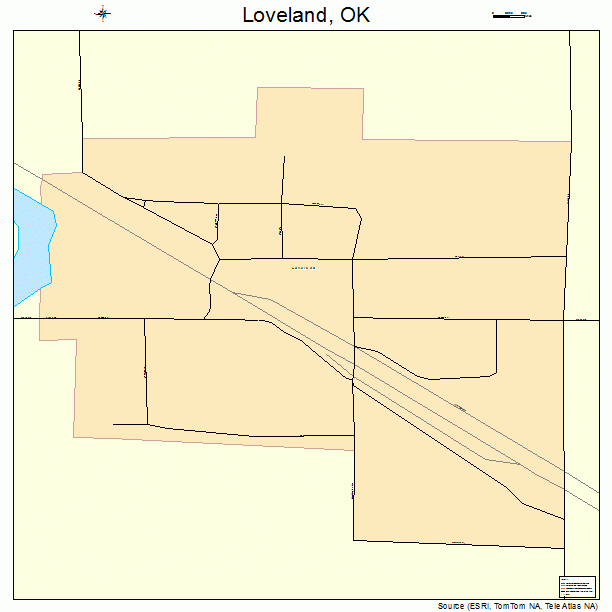 Loveland, OK street map