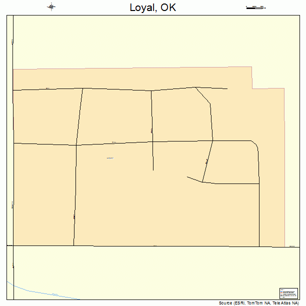 Loyal, OK street map