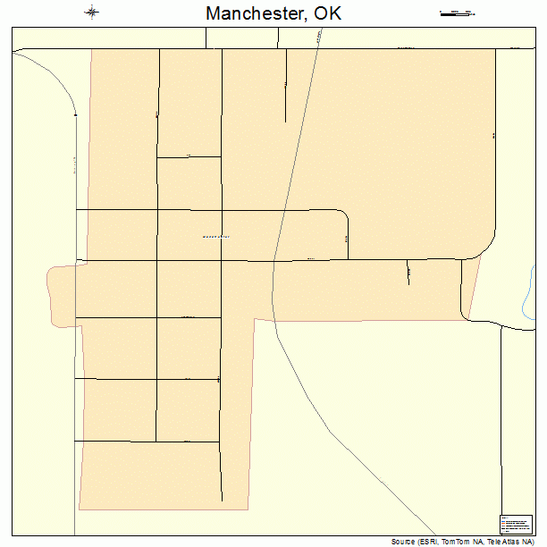 Manchester, OK street map