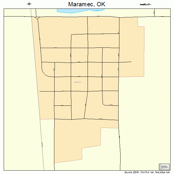 Maramec, OK street map