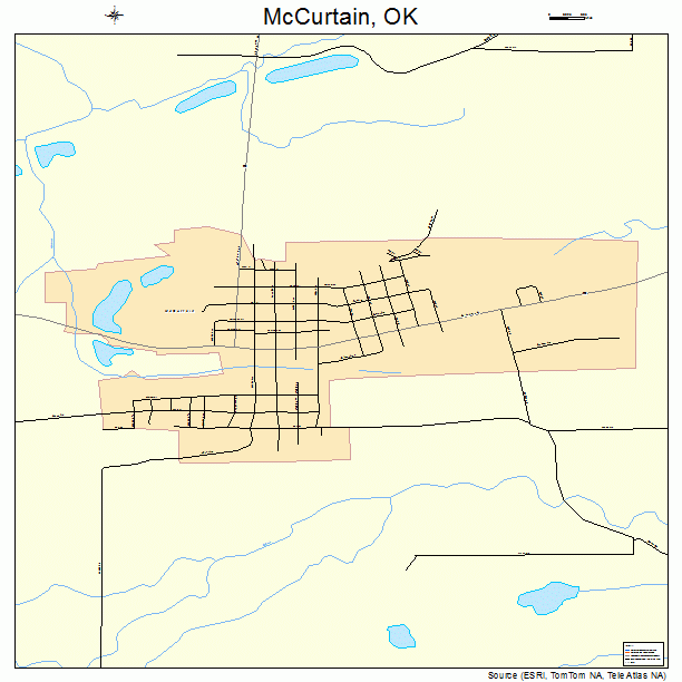 McCurtain, OK street map