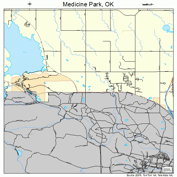 Medicine Park, OK street map