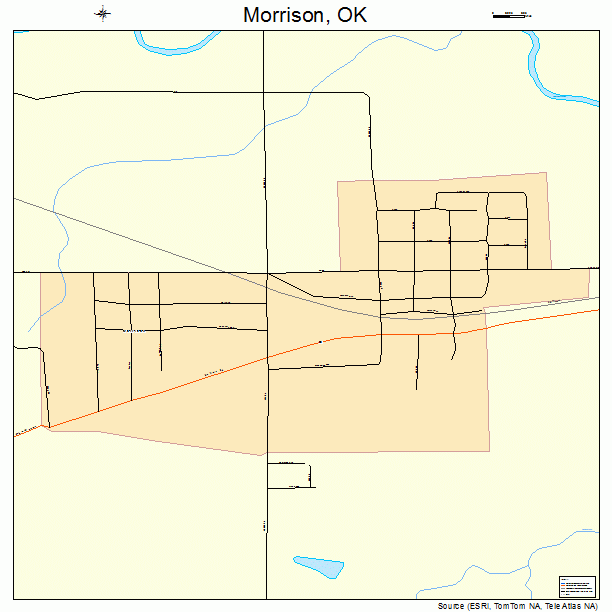 Morrison, OK street map