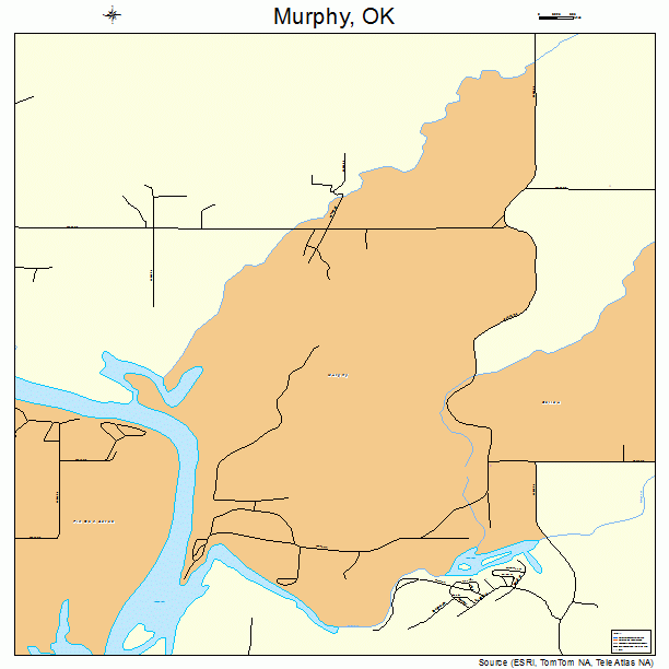 Murphy, OK street map