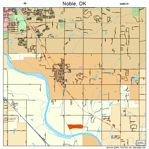 Noble, OK street map