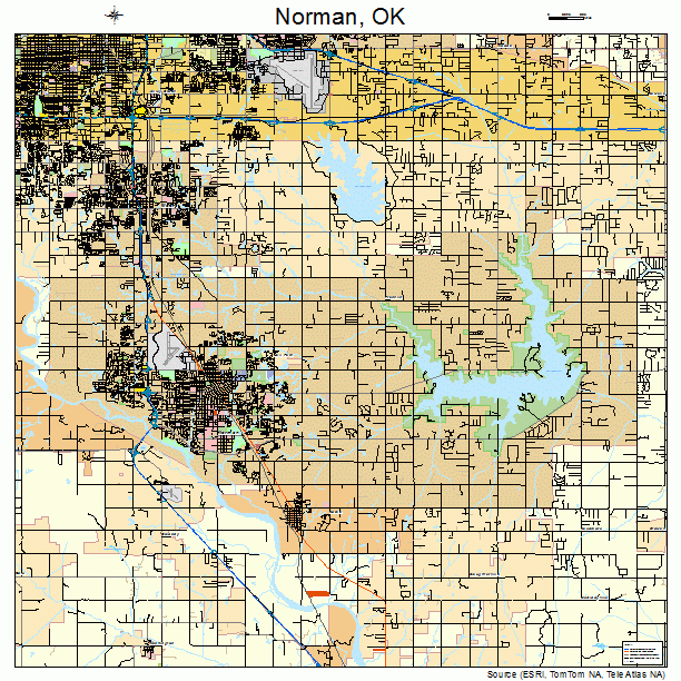 Printable Map Of Norman Ok Printable Maps - Bank2home.com