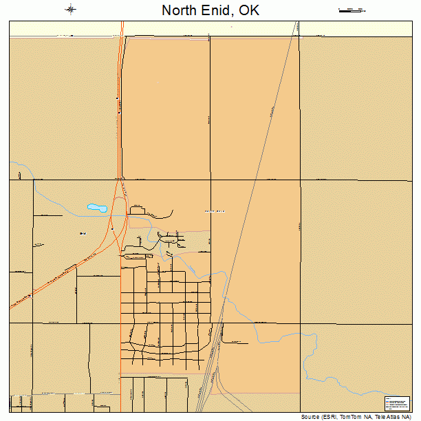 North Enid, OK street map